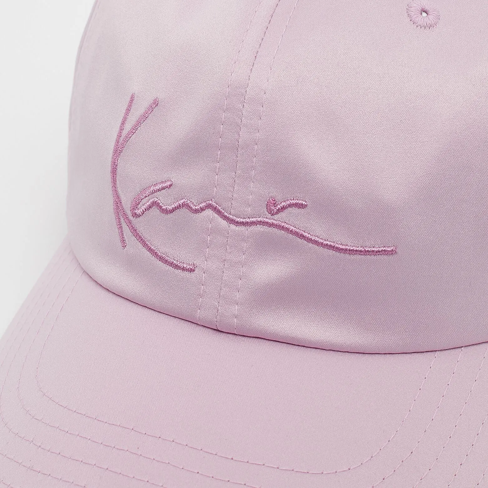 karl kani gorra retro satin lavanda