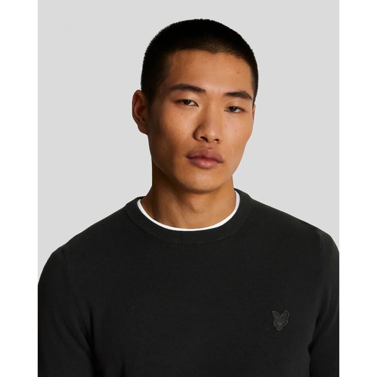 KN821TON CREW NECK-Z865 JET BLACK