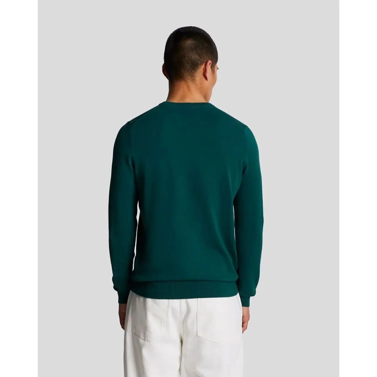 KN821V CREW NECK-W746 MALACHITE GREEN