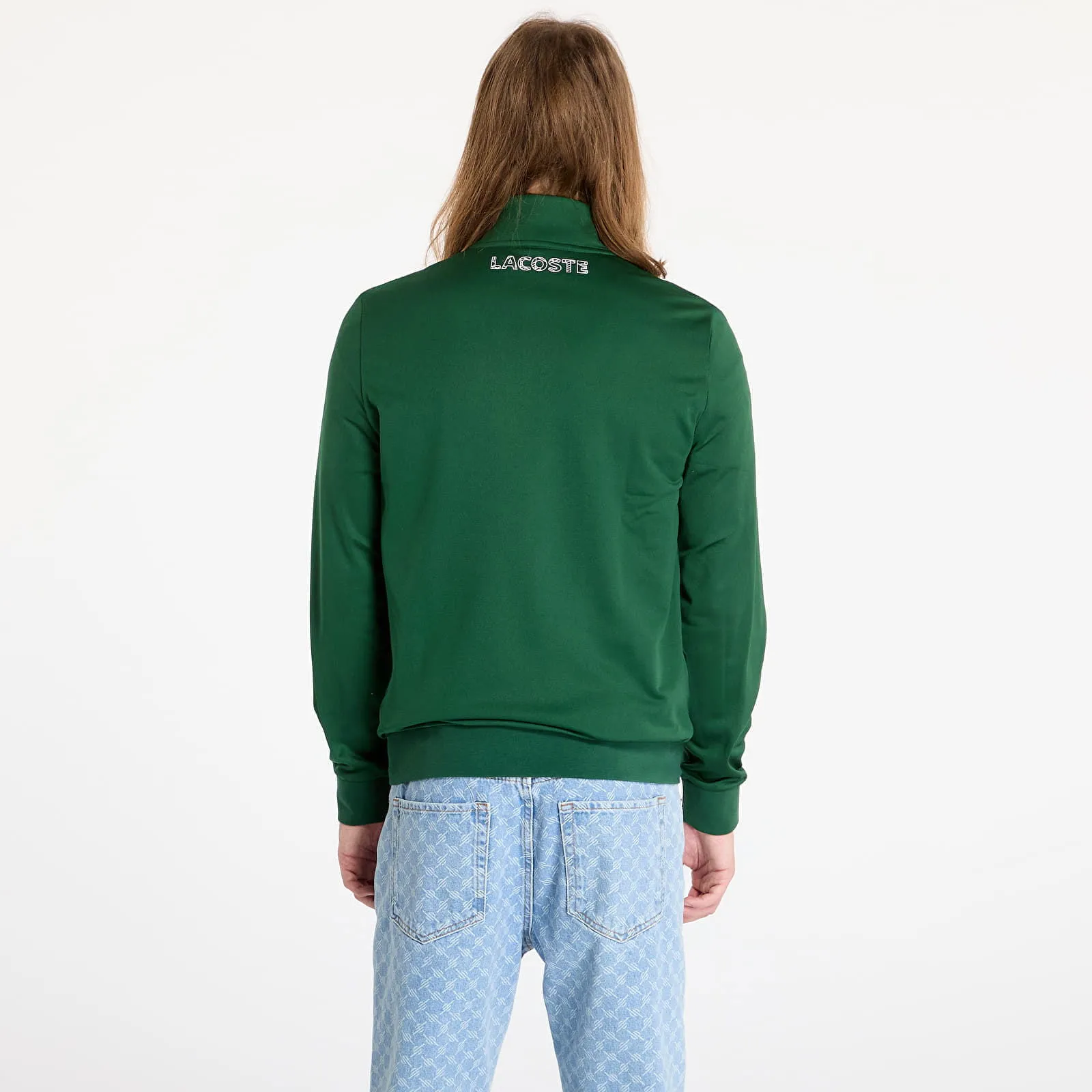 Lacoste Sweatshirt Sweatshirts Green/ White-Navy Blue M