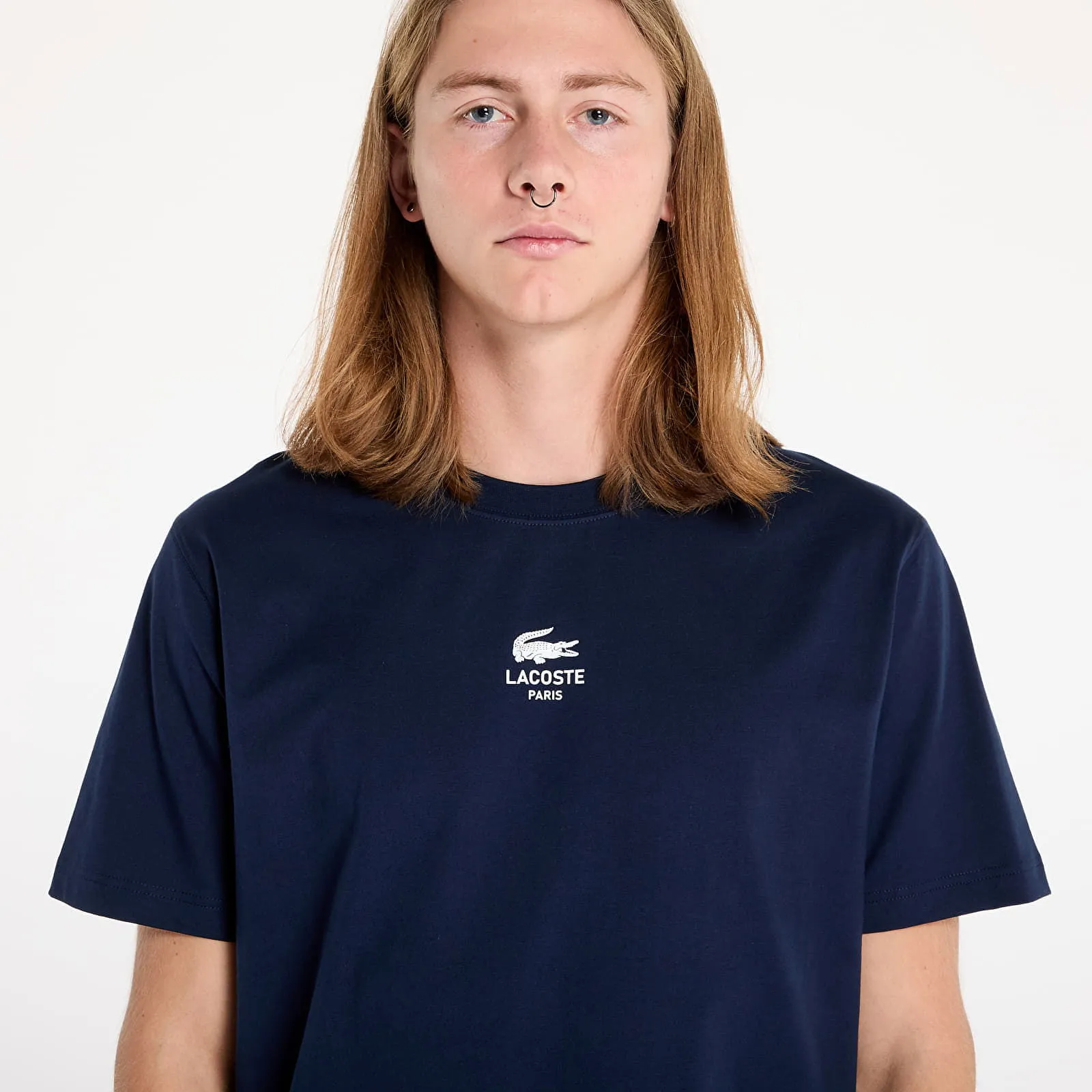 Lacoste T-shirt Tee-Shirt&Turtle Neck Shirt Navy Blue L