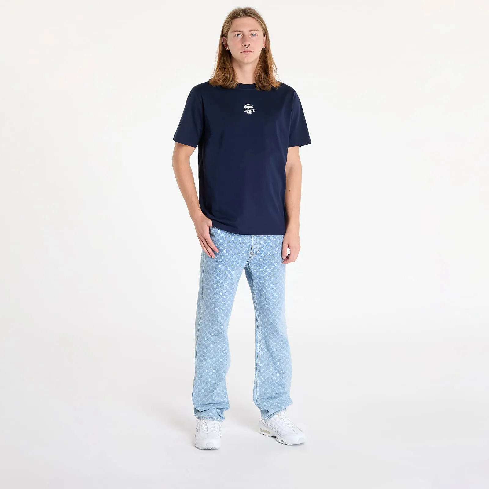 Lacoste T-shirt Tee-Shirt&Turtle Neck Shirt Navy Blue L