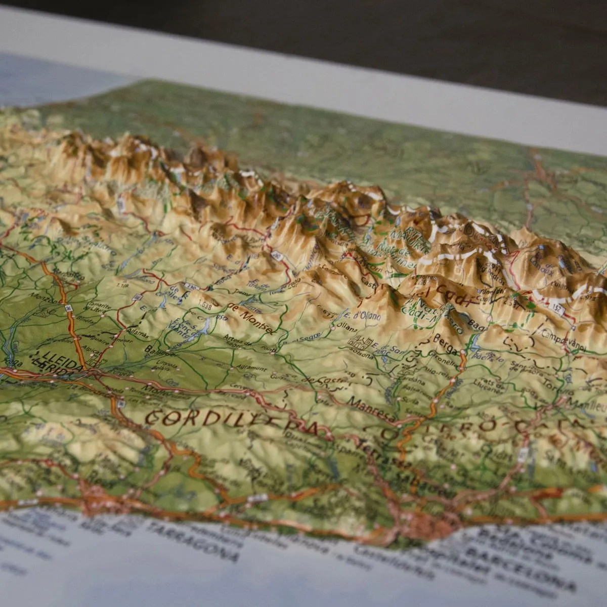 mapa all 3d form España físico 1:1.200.000