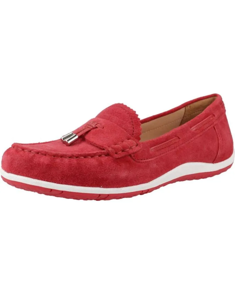 Mocasines GEOX  de Mujer D VEGA MOC  ROJO