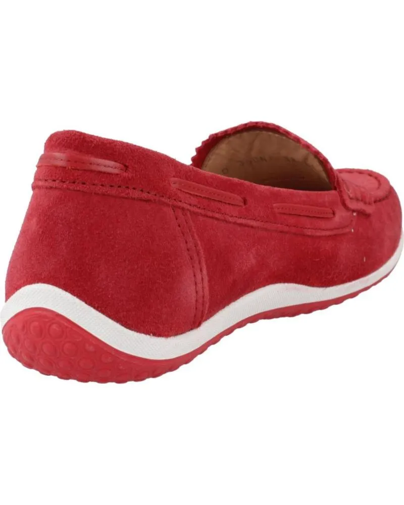 Mocasines GEOX  de Mujer D VEGA MOC  ROJO