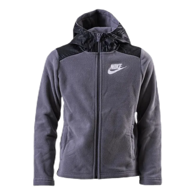 Nike Junior Winterized FZ Hoodie Black/Grey