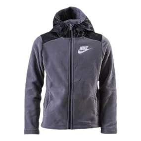 Nike Junior Winterized FZ Hoodie Black/Grey