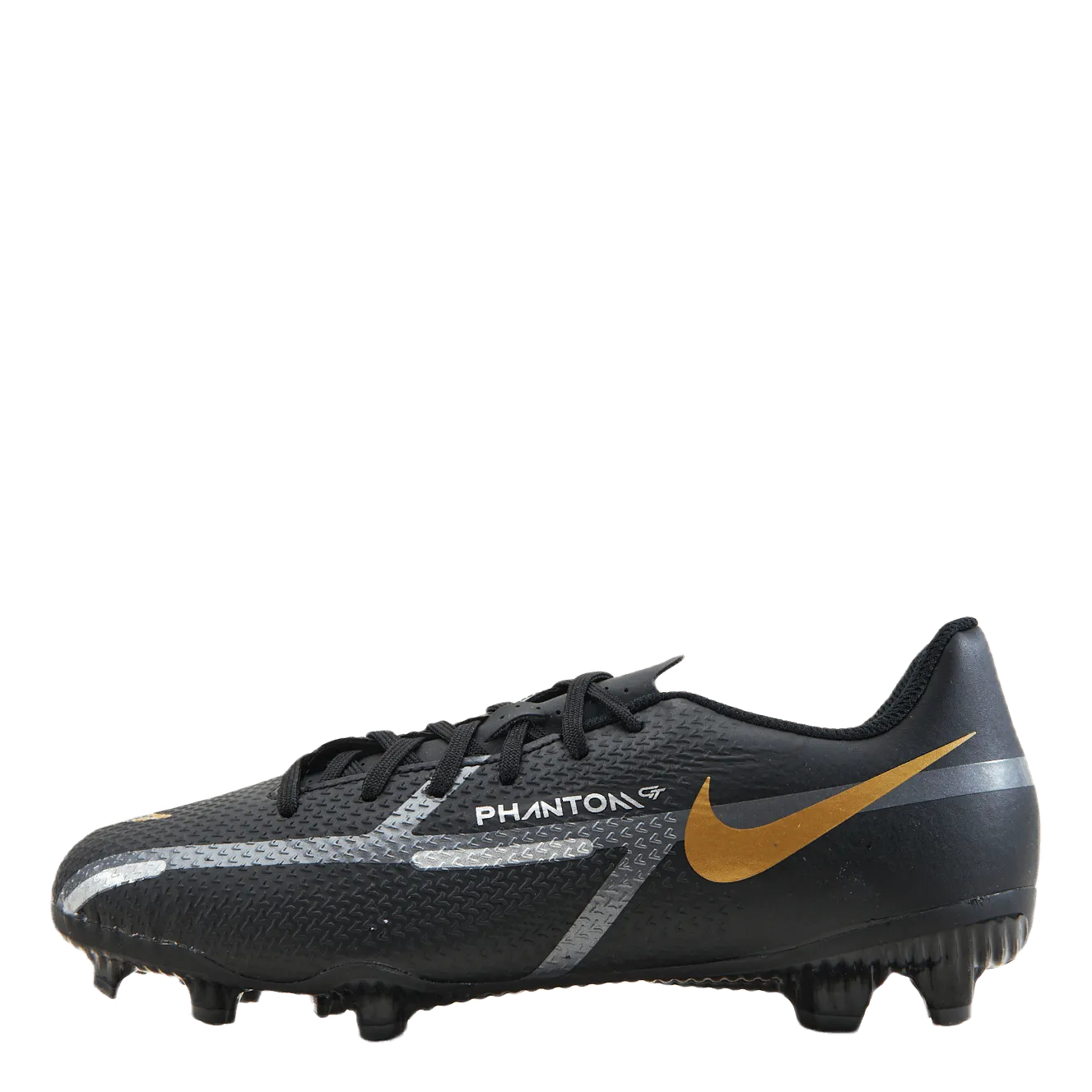 Nike Nike Junior. Phantom Gt2 Academy F Black/mtlc Dark Grey-metallic