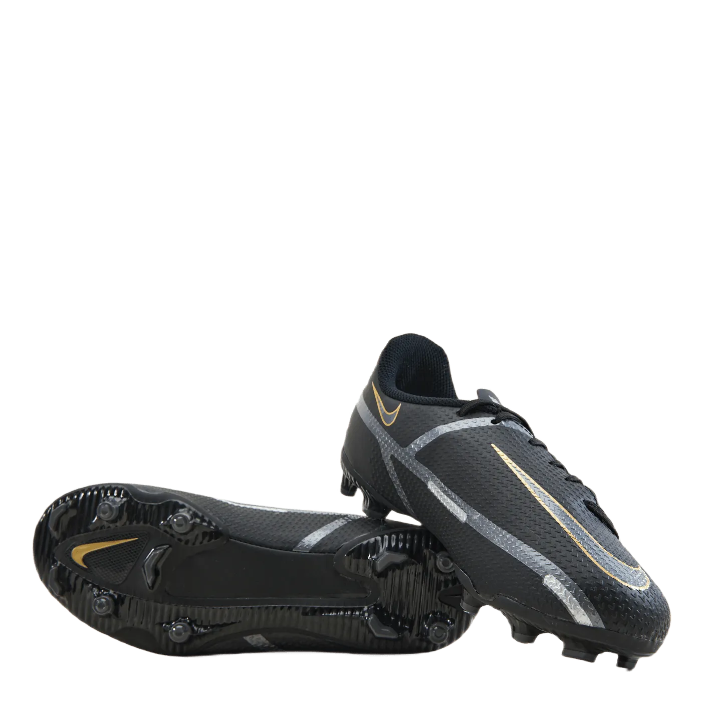 Nike Nike Junior. Phantom Gt2 Academy F Black/mtlc Dark Grey-metallic