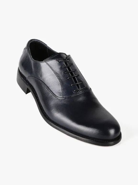 Paolo Galli Made In Italy Zapatos brogue de piel con cordones para hombre