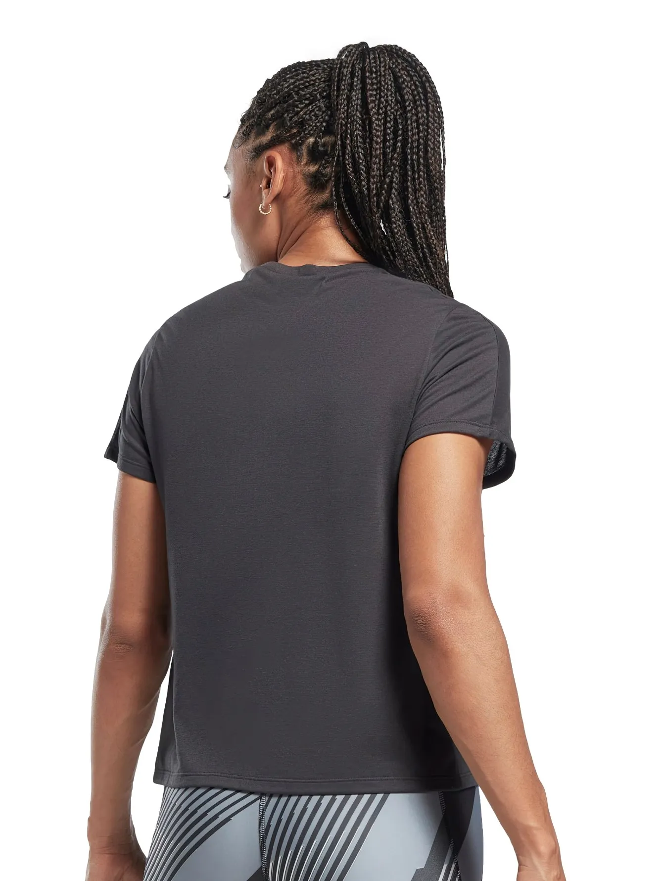 Playera Reebok Supremium Negro Para Mujer