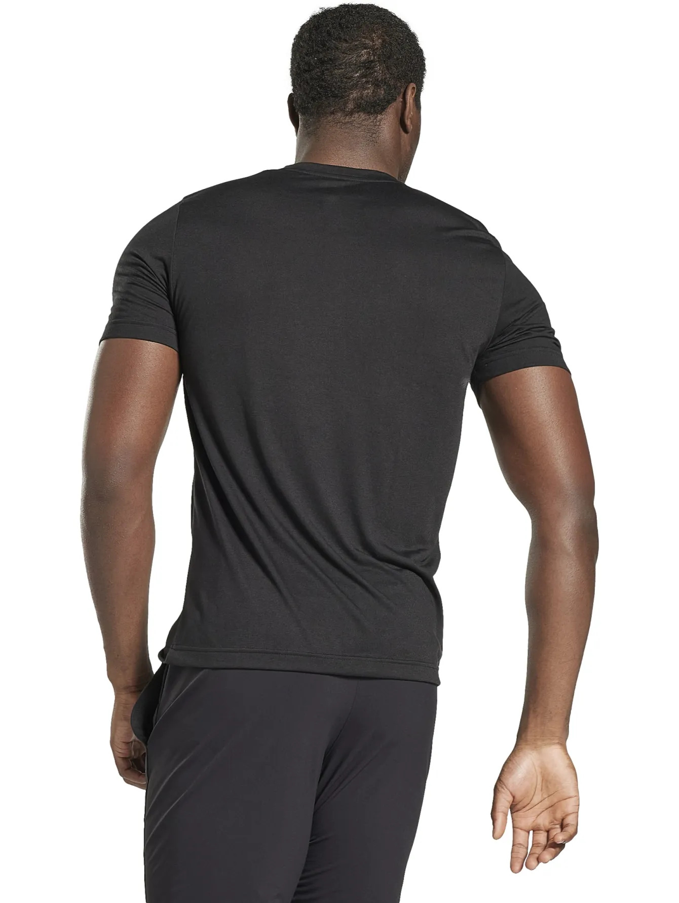 Playera Reebok Verbiage Negro Para Hombre