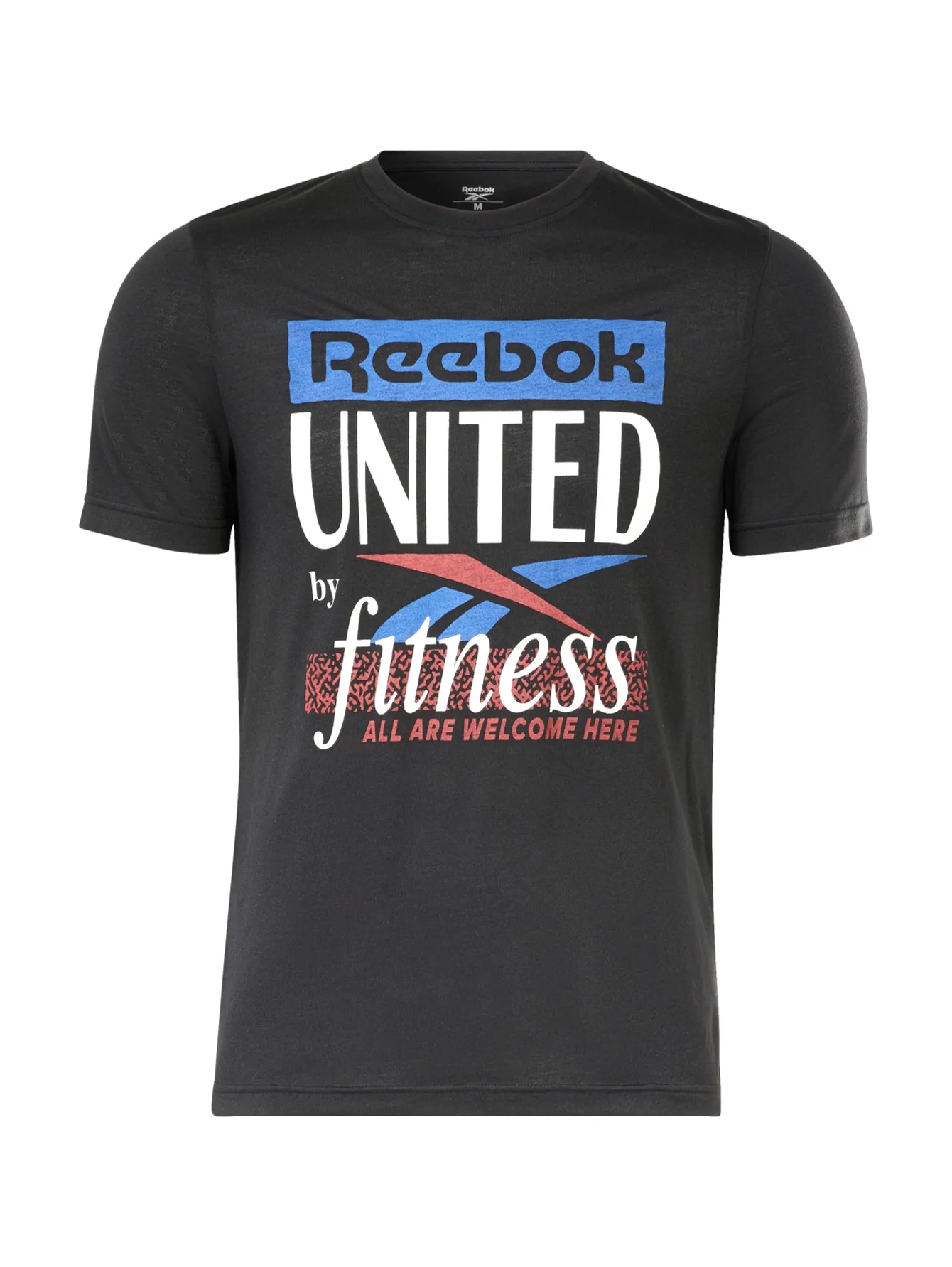 Playera Reebok Verbiage Negro Para Hombre