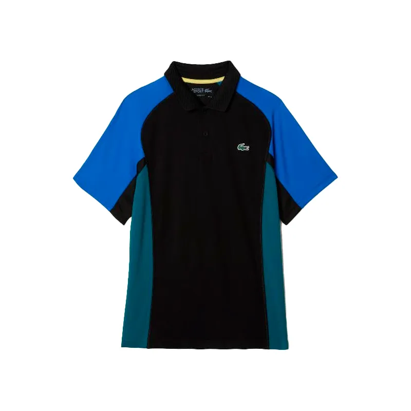 Polo Lacoste Sport Regular Fit Negro Azul | LACOSTE