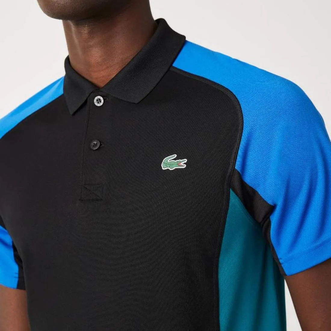 Polo Lacoste Sport Regular Fit Negro Azul | LACOSTE