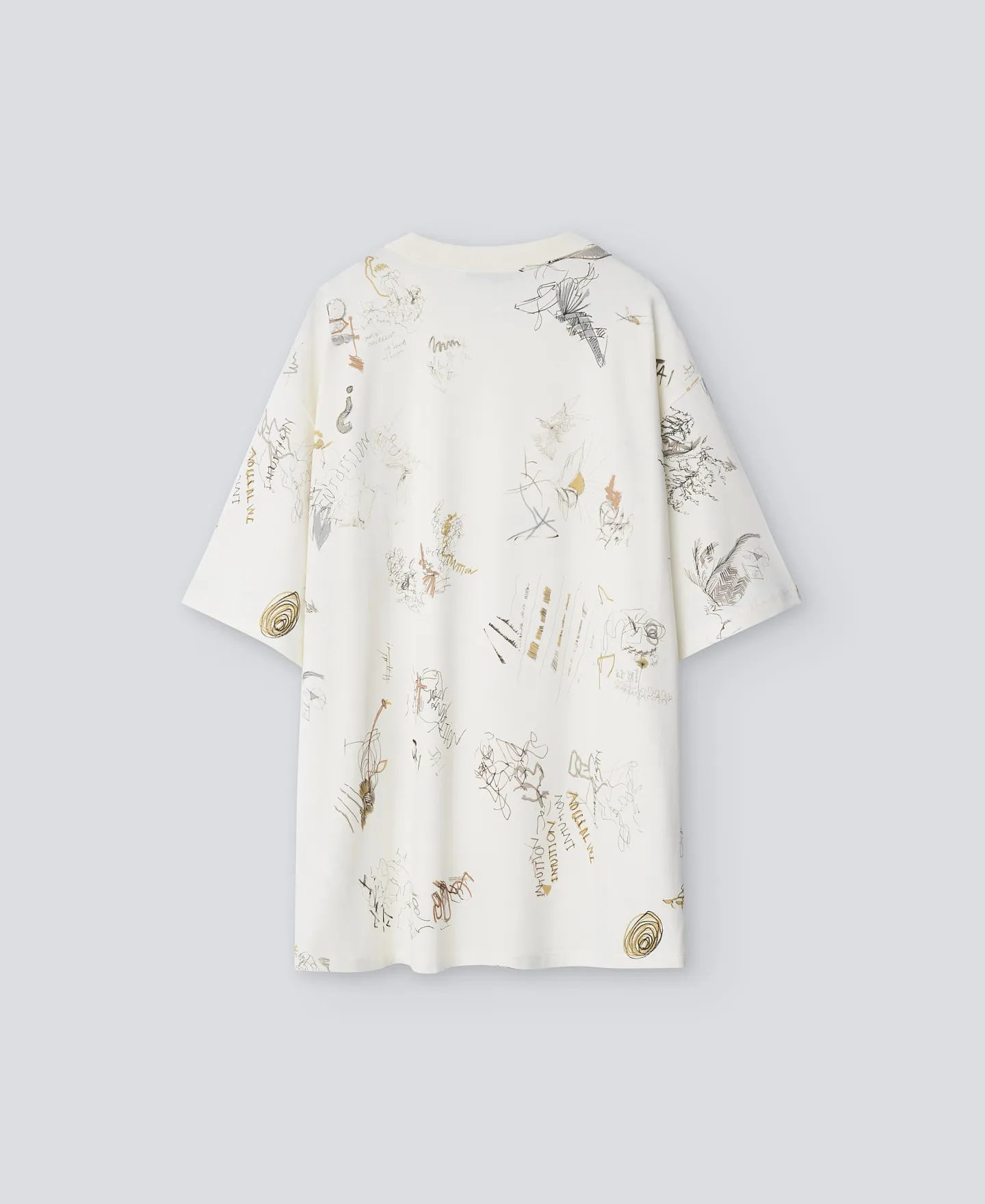 Printed crew collar T-shirt