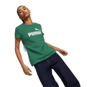 Puma ESS+ Metallic Logo Tee "Vine"