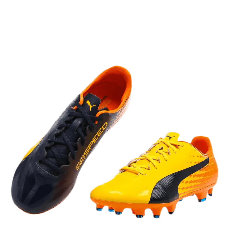 Puma evoSpeed 17 SL S FG Jr Orange/Black/Red