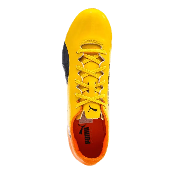 Puma evoSpeed 17 SL S FG Jr Orange/Black/Red