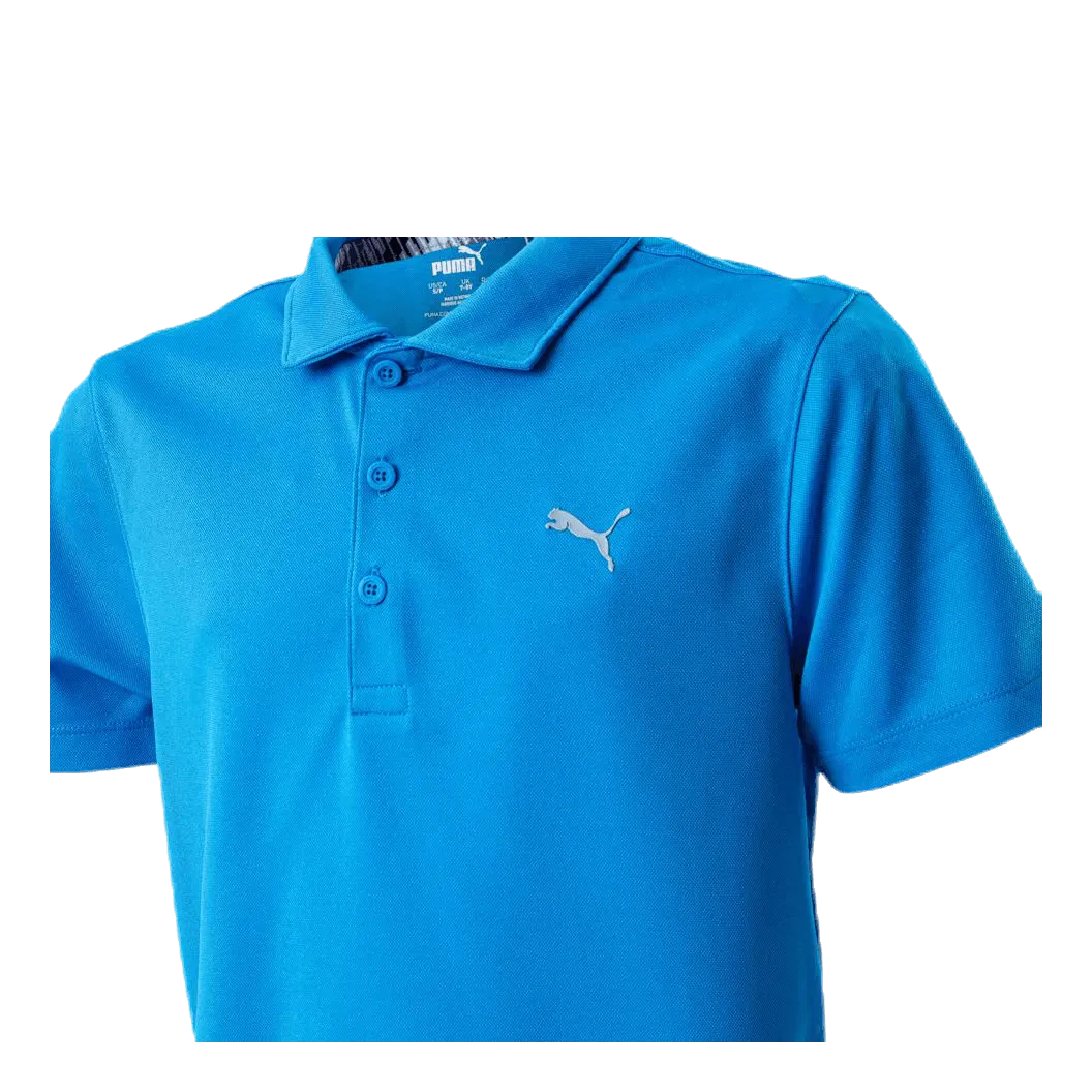 Puma Golf Boys Essential Polo Blue