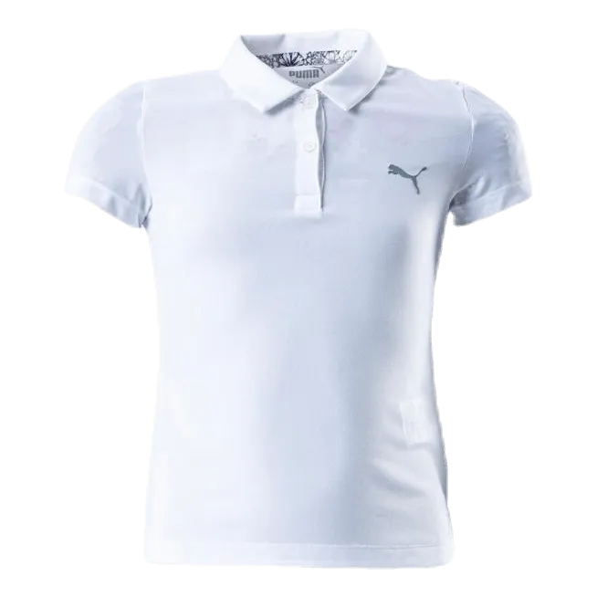 Puma Golf Girls Essential Polo White