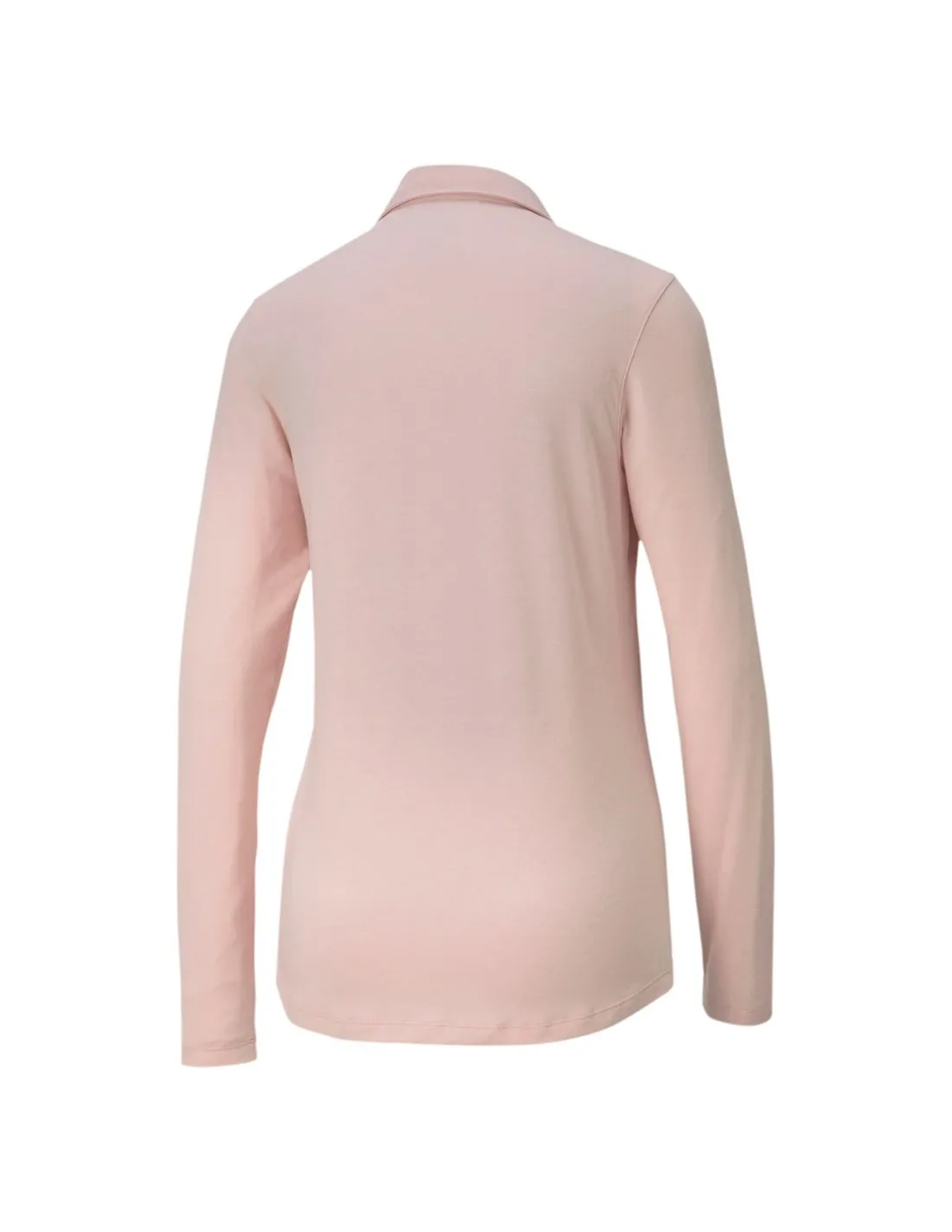 PUMA HARMONY LONGSLEEVE POLO PINK - POLO MUJER