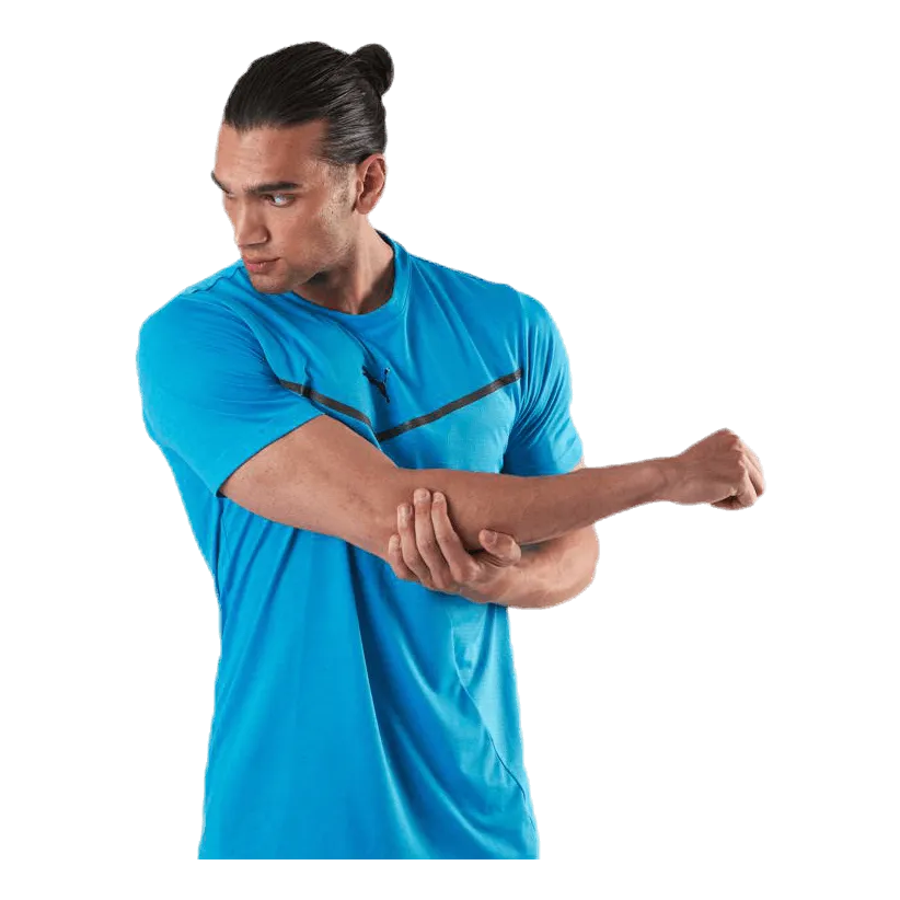 Puma Train Thermo R+ BND Short Sleeve Tee Blue