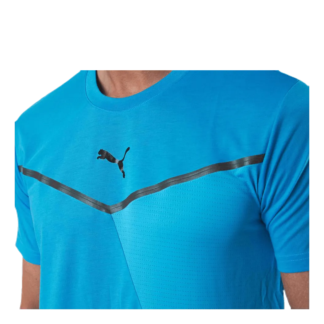 Puma Train Thermo R+ BND Short Sleeve Tee Blue