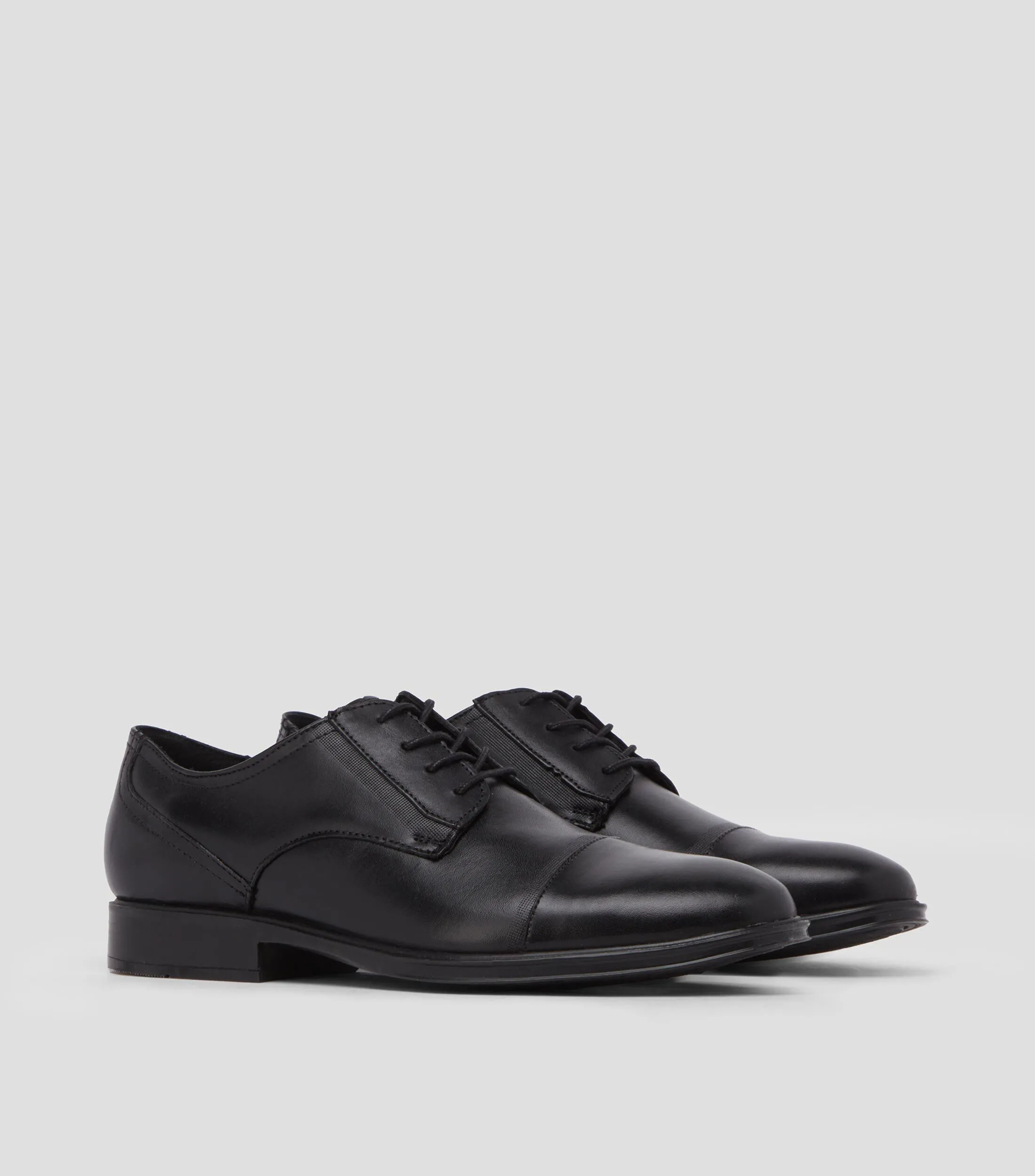 Quirelli Zapatos de Vestir Derby negros en piel Hombre