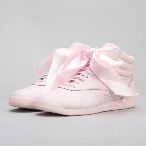 Reebok Freestyle High Satin Bow