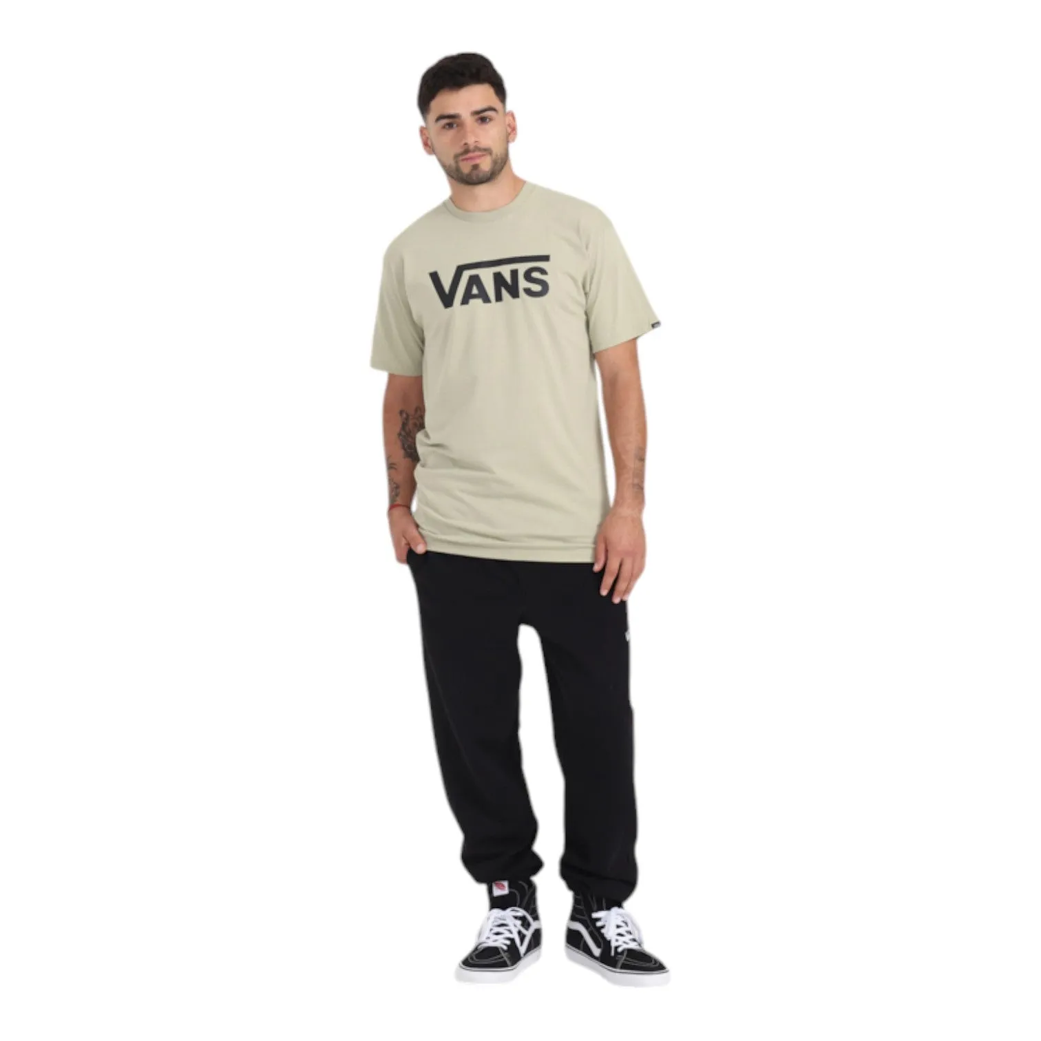 Remera Vans Classic-Logo Beige