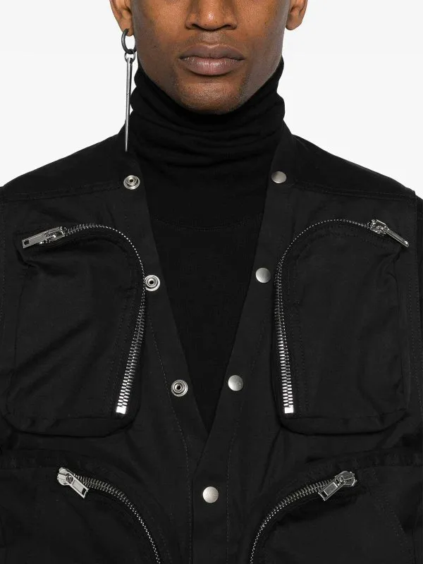 Rick Owens Chaleco - Negro