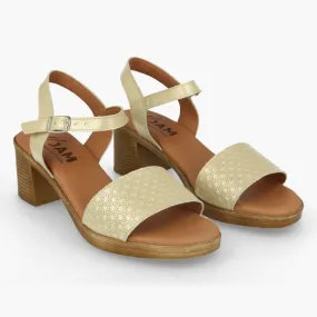 SANDALIAS TACON CUADRADO MUJER MOD. MORATO