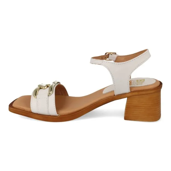 SANDALIAS TACON CUADRADO MUJER MOD. ORBIT BLANCO