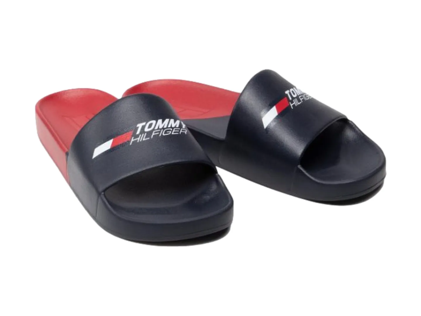 Sandalias Tommy Hilfiger Ts Poolslide 3 Mix Para Hombre