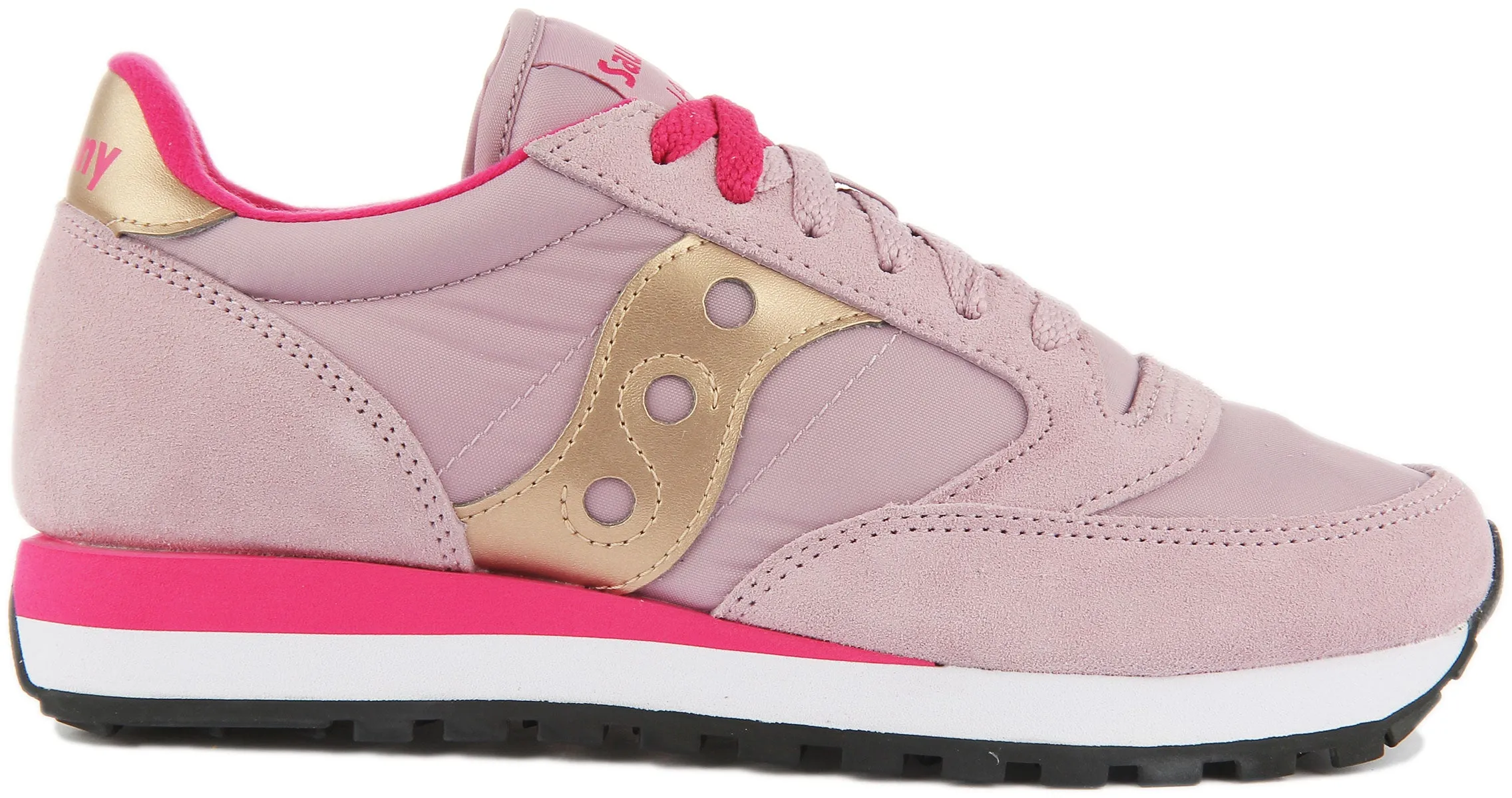 Saucony Jazz Original Zapatillas de deporte con cordones de ante y nylon para mujer en marino