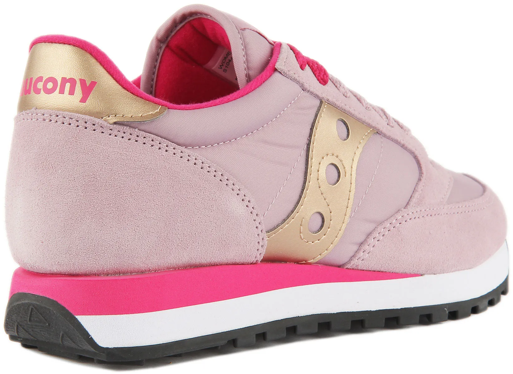 Saucony Jazz Original Zapatillas de deporte con cordones de ante y nylon para mujer en marino