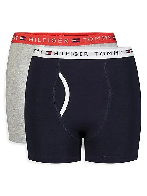 Set Boxer Tommy gris y azul