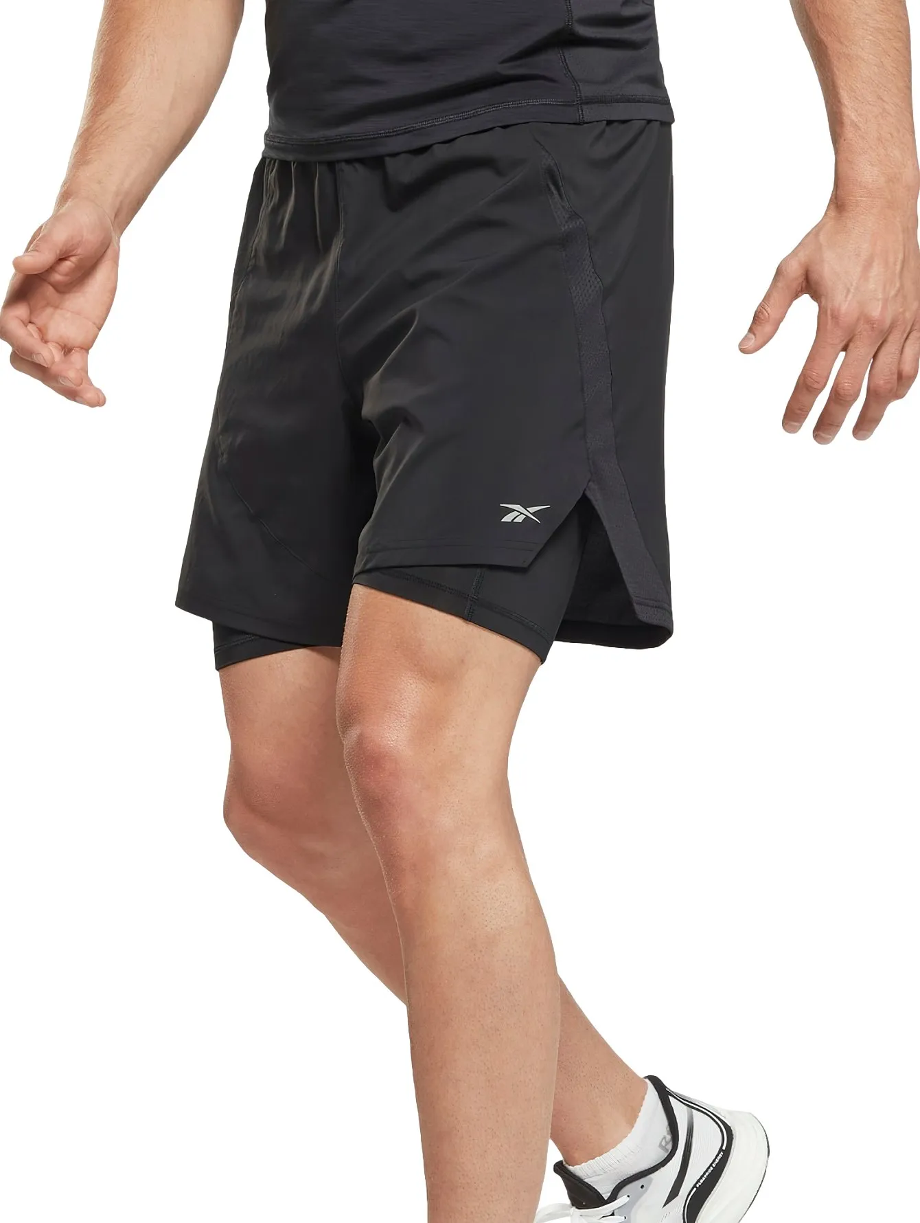 Short Reebok Hi0058 Negro Para Hombre