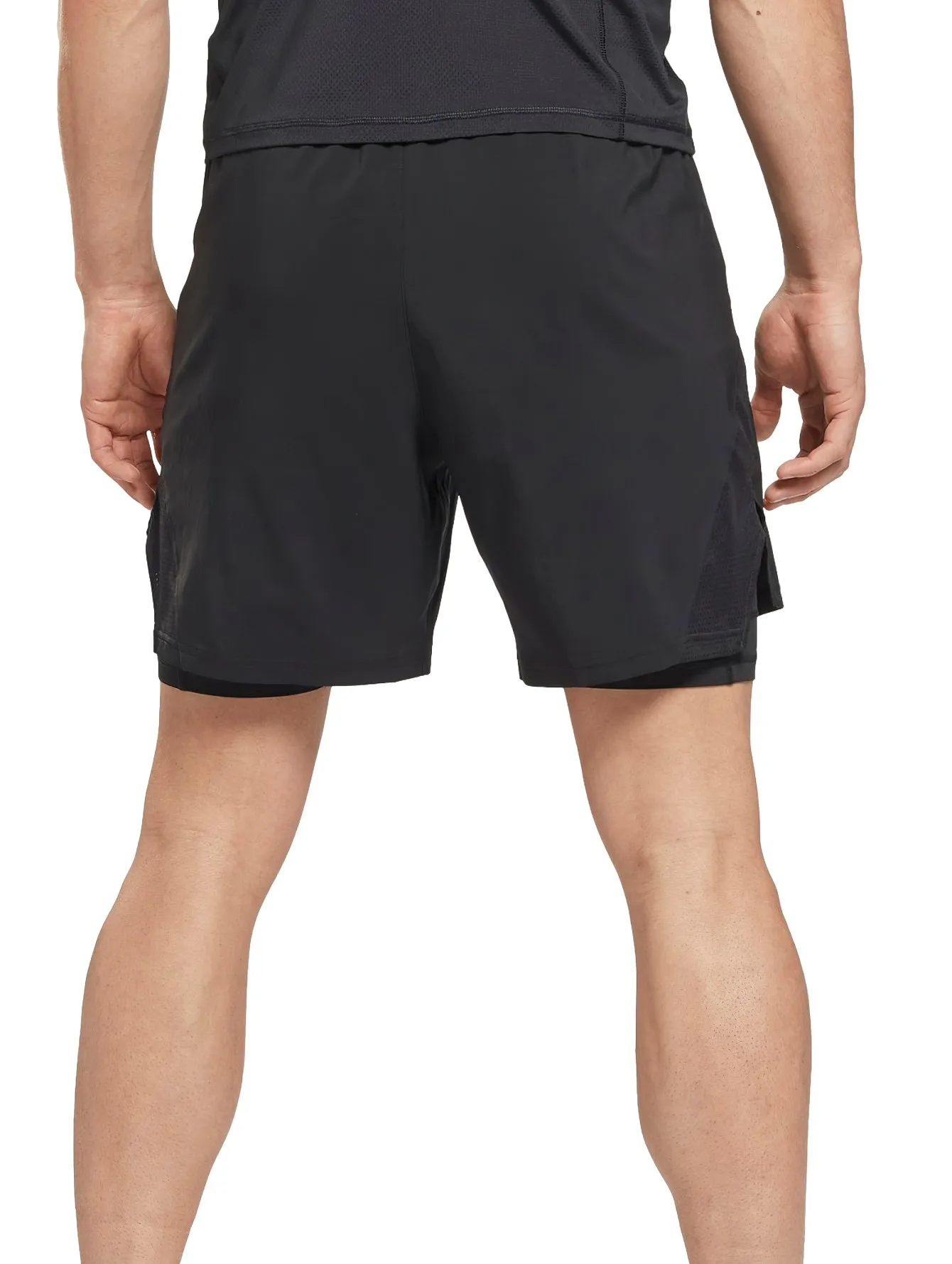 Short Reebok Hi0058 Negro Para Hombre