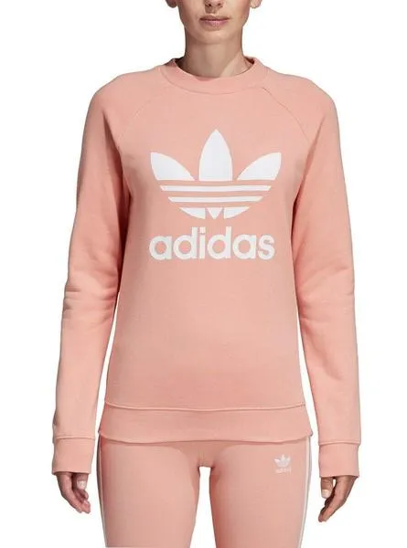 Sudadera Adidas TRF Crew Rosa Mujer