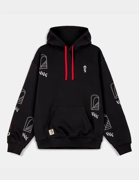 Sudadera Capucha GRIMEY VITA DEORUM (GRMY X OJ) - Black