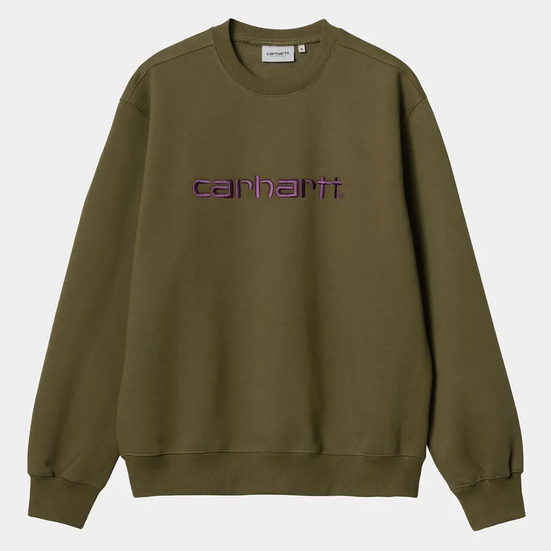 Sudadera Carhartt WIP: Carhartt Sweat (Highland Cassis)