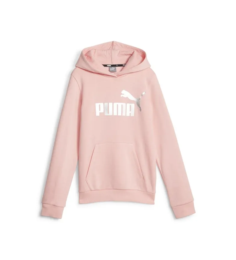 Sudadera Essential Logo rosa