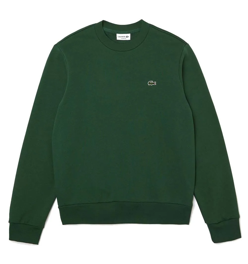 Sudadera Lacoste en algodón ecológico cepillado