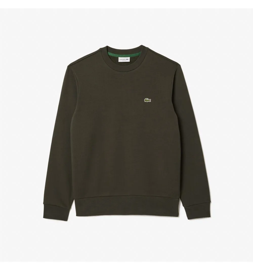 Sudadera Lacoste en algodón ecológico cepillado