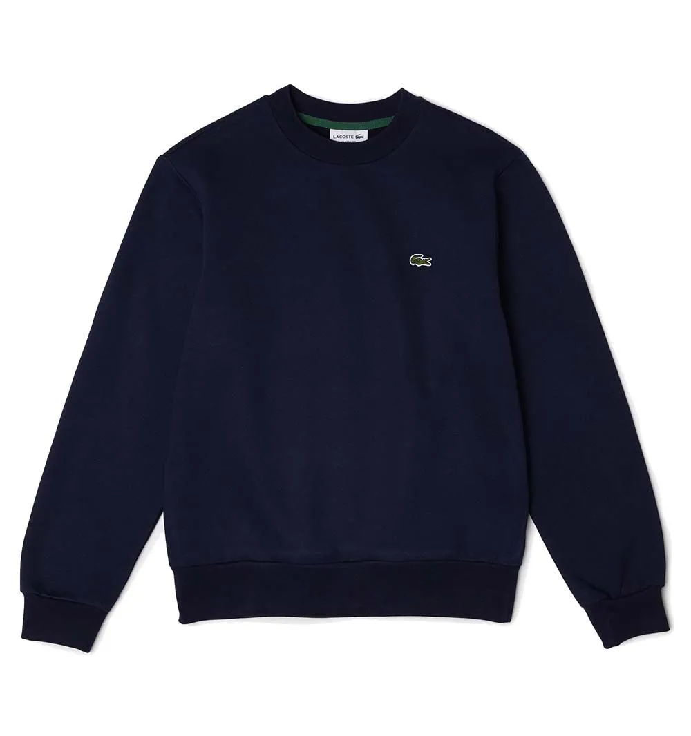 Sudadera Lacoste en algodón ecológico cepillado