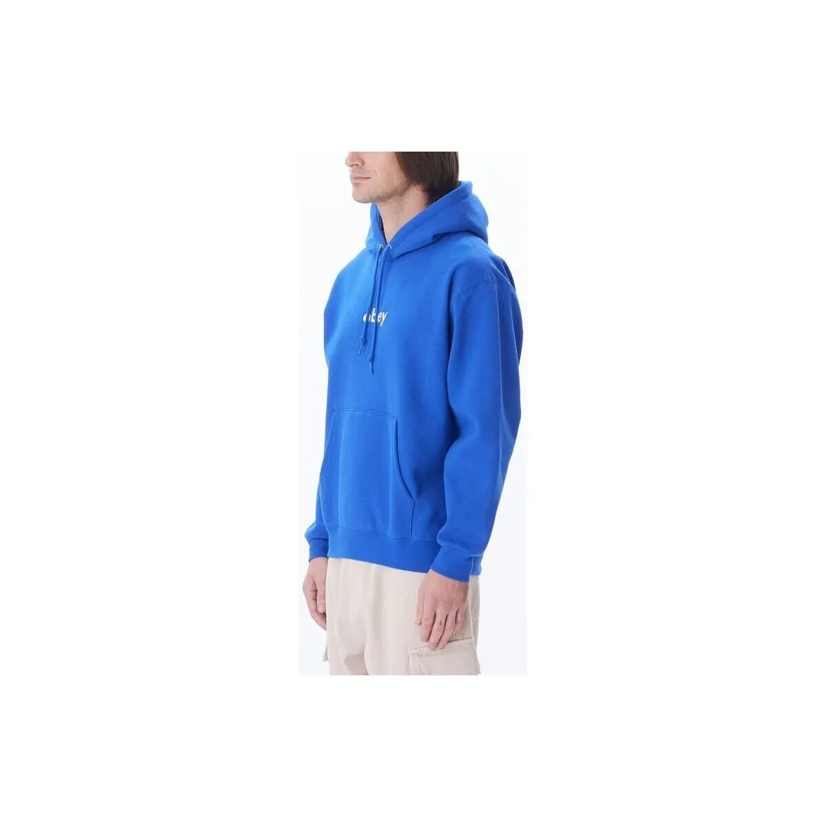 Sudadera Lowercase Hood Hombre Surf Blue