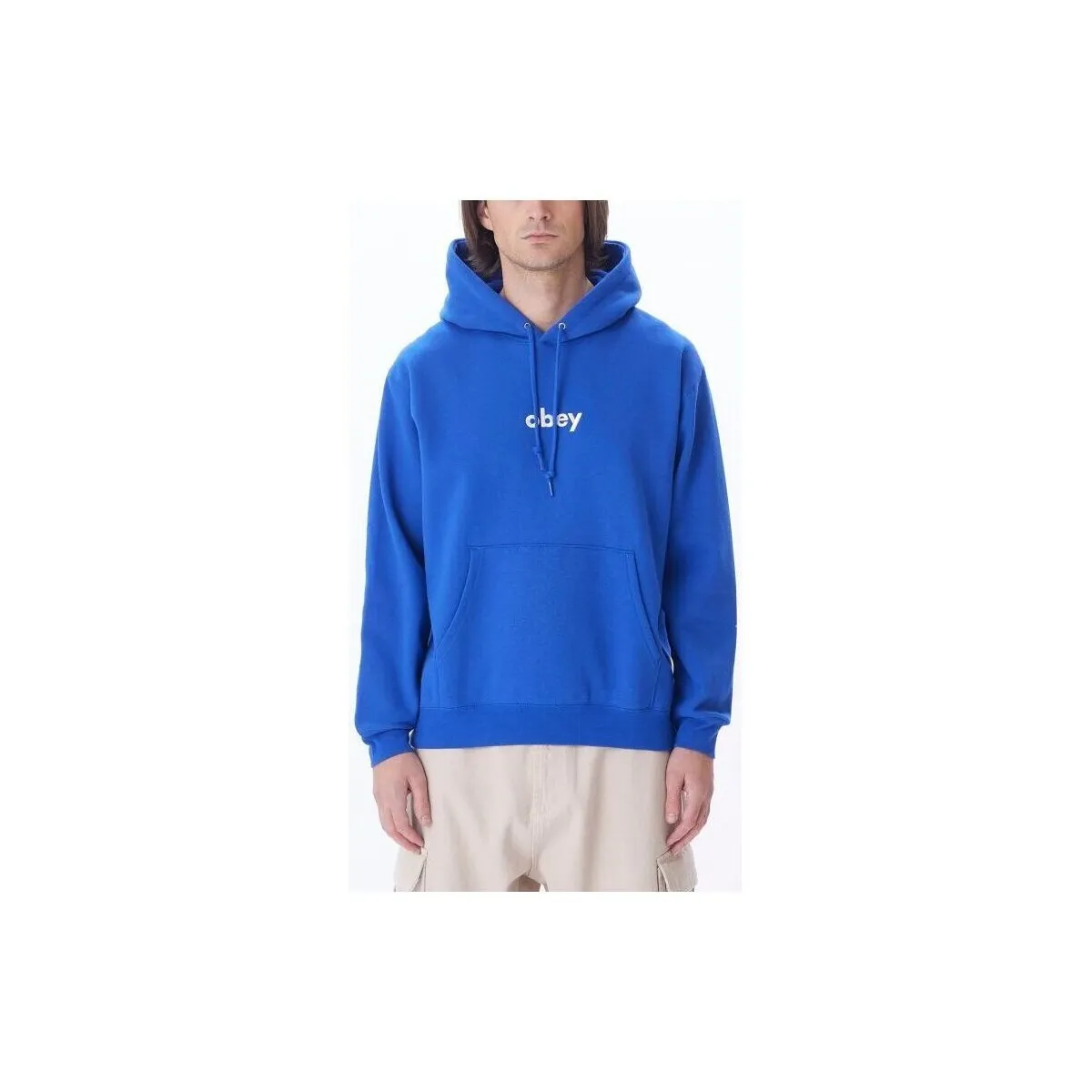 Sudadera Lowercase Hood Hombre Surf Blue