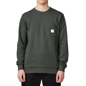 Sudadera Makia: Square Pocket Sweatshirt (Dark Green)